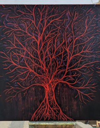 L'arbre rouge Géraldine Lacroix