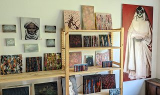 artiste peintre Atelier Geraldine Lacroix