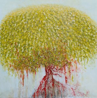 Géraldine Lacroix peintre L'arbre vert