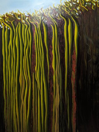 Forêt en mouvance par Géraldine Lacroix Peintre